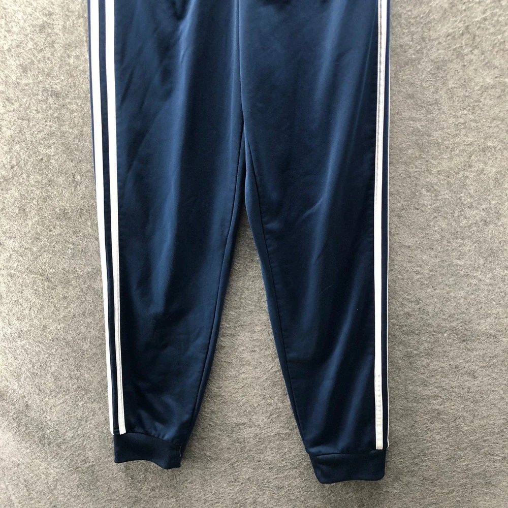 Adidas‎ 3 Stripe Jogger Track Pants Youth Boys 14/16 Blue White Active